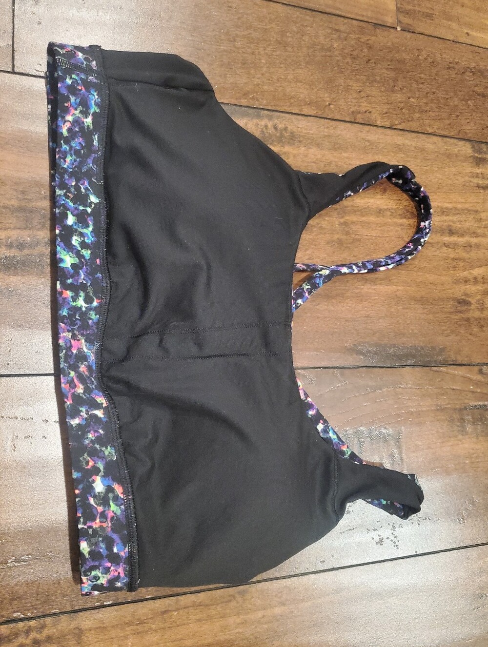 Lululemon Seawheeze Energy Sports Bra Summer Mirage Multi Print  Size 10 - Picture 8 of 10